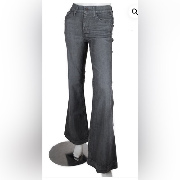 Y2k Girl POP 7 for Mankind Wide Leg  Denim Jeans⬇️ - Picture 3 of 12